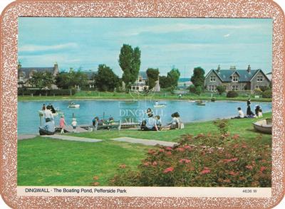 1e30c7f1-0a4f-4fb0-8e0e-44d6c0a736cb.jpg; 3308.06; Dingwall, The Boating Pond, Pefferside Park; postcard
