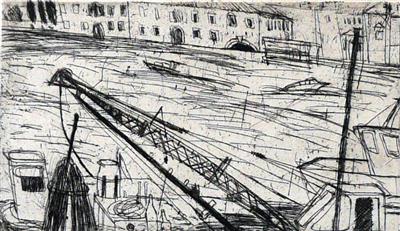 2008.108_crop.jpg; 2008.108; Venice: High Tide; Etching