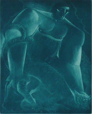 2008.136_crop.jpg; 2008.136; Blue Boy with Cat; Mezzotint