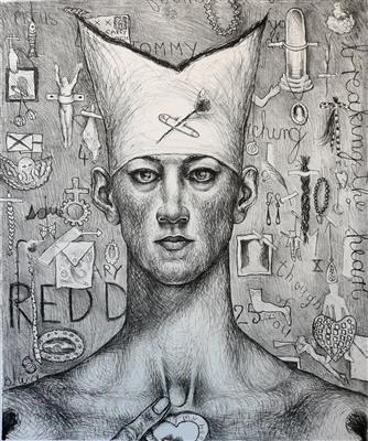 2008.188_crop.jpg; 2008.188; The Dream Has Passed; Lithograph