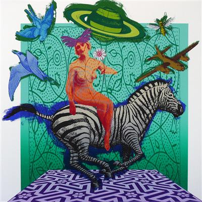 2008.201_crop.jpg; 2008.201; Life's Rich Tapestry; Screenprint