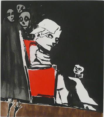 2008.255.1_crop.jpg; 2008.255.1; The Blind House 1; Etching