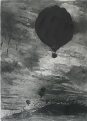 2008.265_crop.jpg; 2008.265; Evening Flight; Etching