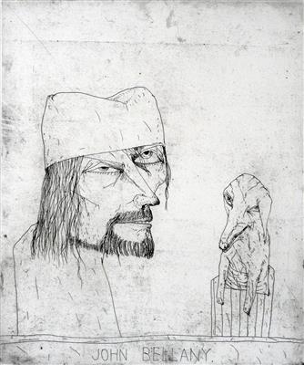 2008.29_crop.jpg; 2008.29; Self Portrait; Etching