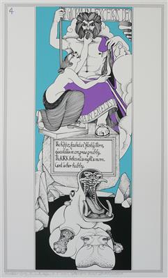 2008.301.4_crop.jpg; 2008.301.4; The Scots Hippo 4; Screenprint