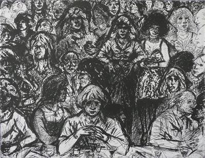 2008.338_crop.jpg; 2008.338; The Party; Etching