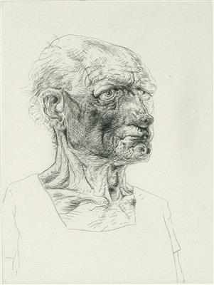 2008.352_crop.jpg; 2008.352; Old Man; Etching