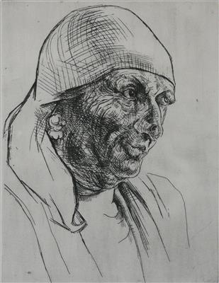 2008.368.8_crop.jpg; 2008.368.8; Muslim Woman; Etching