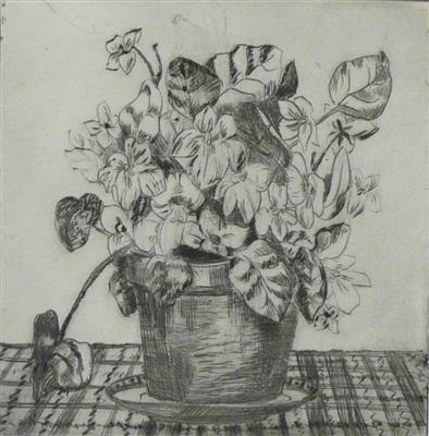 2008.420_crop.jpg; 2008.420; St. Paulia; Drypoint