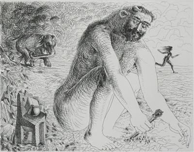 2008.429_crop.jpg; 2008.429; From the North VI; Etching