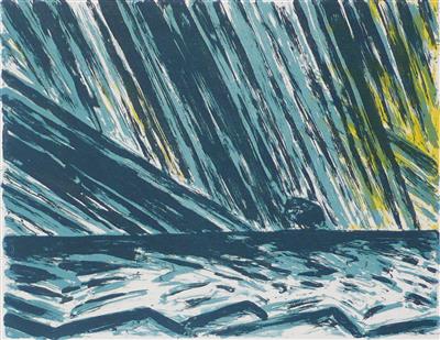 2008.490.5_crop.jpg; 2008.490.5; Bass Rock, Evening Storm; Lithograph