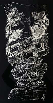 2008.502.2_crop.jpg; 2008.502.2; Landscape II; Acetate