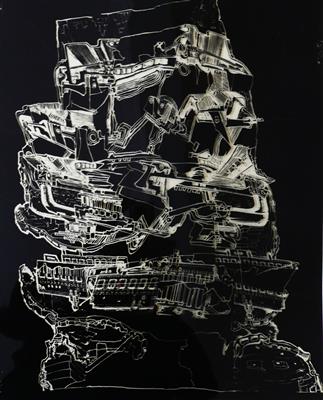 2008.502.4_crop.jpg; 2008.502.4; Landscape I; Acetate