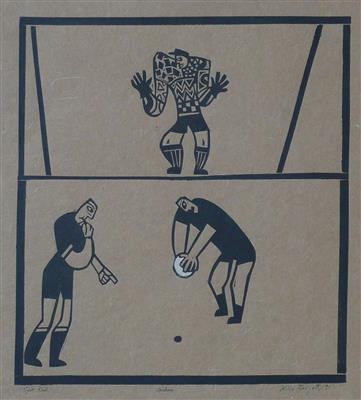 2008.528_crop.jpg; 2008.528; Spot Kick; Woodcut