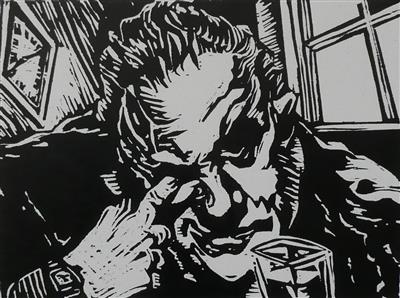 2008.530_crop.jpg; 2008.530; Seven Past Seven; Relief print