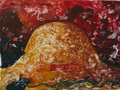 2008.650_crop.jpg; 2008.650; Running Dog; Monotype