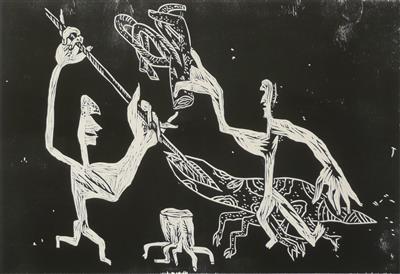 2008.745_crop.jpg; 2008.745; Adam and Eve; Woodcut