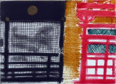 2008.75_crop.jpg; 2008.75; Konchi-In, Kyoto; Etching
