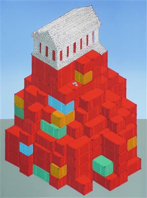 2008.790_crop.jpg; 2008.790; Temple at Tyre; Screenprint