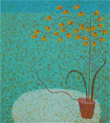 2008.793_crop.jpg; 2008.793; Bee Orchid; Screenprint