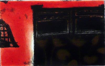 2008.79_crop.jpg; 2008.79; Little Doorway, Kyoto; Etching