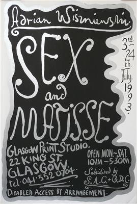 2008.929_crop.jpg; 2008.929; Exhibition Poster - Sex and Matisse; Poster