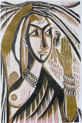 2009.64_crop.jpg; 2009.64; Untitled; Linocut