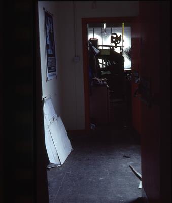 2010.143_crop.jpg; 2010.143; Slide: Glasgow Print Studio workshop, Ingram Street; Photographic slide