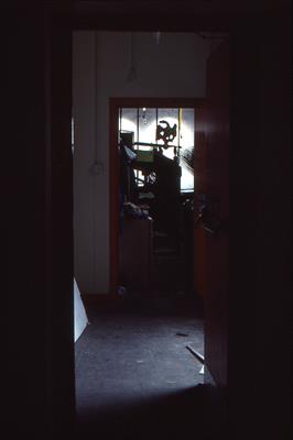 2010.144_crop.jpg; 2010.144; Slide: Glasgow Print Studio workshop, Ingram Street; Photographic slide