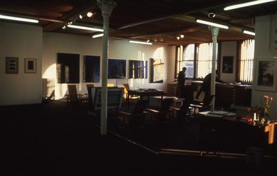 2010.96_crop.jpg; 2010.96; Slide: Interior of Glasgow Print Studio, Ingram Street; Photographic slide