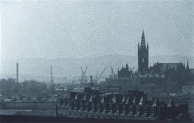 2011.492.3_crop.jpg; 2011.492.3; Roofscape; Photopolymer gravure