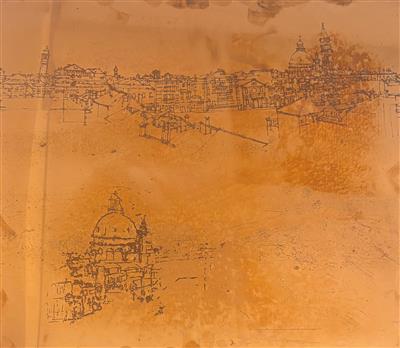 2e910202-169d-47d4-b688-aec53825829d.jpeg; 2025.3.1; Copper Plate for "The City Reflected” by Victoria Crowe ; Intaglio plate