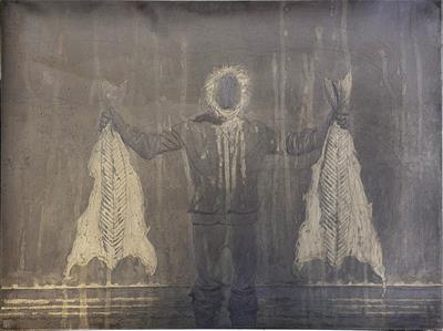 7e8ae5a7-499c-4a53-8cec-5f5e8b7c55ba.jpg; 2026.20; Plate for Ken Currie, 'Salt Cod'; Etching