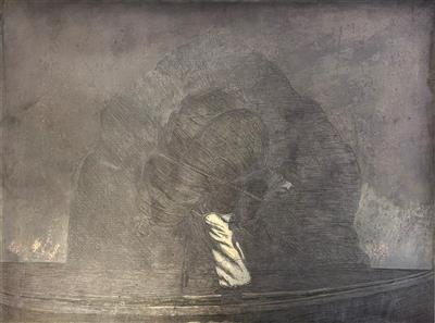 972fcc3b-3902-496f-8df3-2594680960a1.jpg; 2026.26; Plate for Ken Currie, 'Burden'; Etching