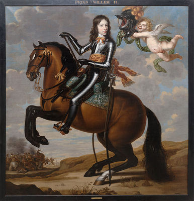 0000-0062-SCH.jpg; 0000-0062-SCH; Portret van Prins Willem II te paard.; portretten