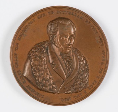 0000-0122-PEO.jpg; 0000-0122-PEO; Het overlijden van Gijsbert Karel, graaf van Hogendorp.; onderscheidingen (eretitels)