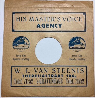 0000-0141-HHI.jpg; 0000-0141-HHI; platenhoes van W.E. van Steenis ''His Master's Voice'';