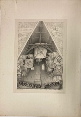0000-0807-PRE.jpg; 0000-0807-PRE; De Groote Zaal in 1651; prenten
