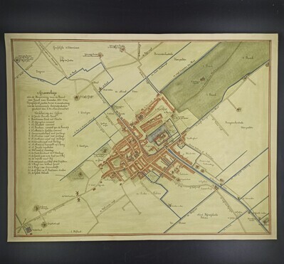 0f3e887e-21f3-42d8-8dc5-6be13717078b.jpg; 1957-0036-TEK; Kaart van 's-Gravenhage en omstreken 1550-1560; tekeningen