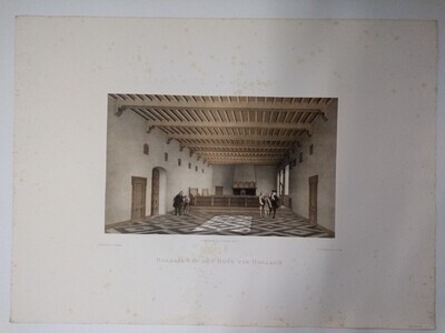 0f930f74-7c7c-4dac-b5eb-7aa1470c85dc.jpg; 1982-0520-PRE; Het Binnenhof, interieur Rolzaal; prenten