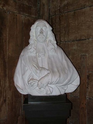 119_a.jpg; 119; Borstbeeld van Johan de Wit.; bustes (beeldhouwwerken)