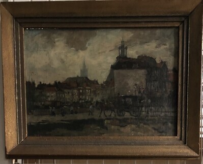 11c58314-d8ae-403e-8f61-253db0a8094a.jpg; 1980-0006-SCH; Nieuwe Haven.; schilderingen