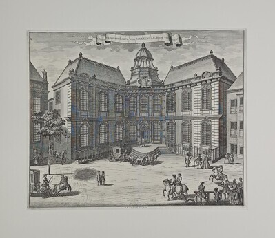 132d2024-9a84-48fe-8b53-894f6722a8ae.jpg; 1955-0018-PRE; 'Het Huis van de Grave an Wassenaer Heer van Obdam te 's-Gravenhage, ca. 1730'; prenten