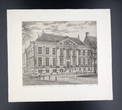 1664992f-aa58-4b00-870e-b02e4406cce0.jpg; 1995-0047-HHI; St. Sebastiaansdoelen te Den Haag.; prenten