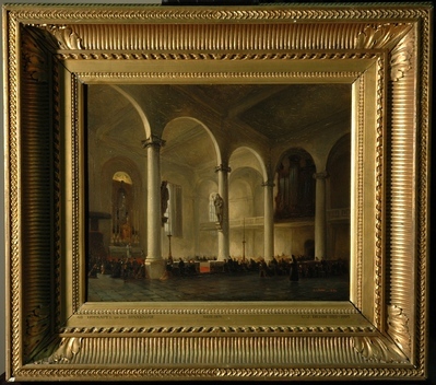 1894-0010-SCH.jpg; 1894-0010-SCH; Interieur Hofkapel.; schilderingen