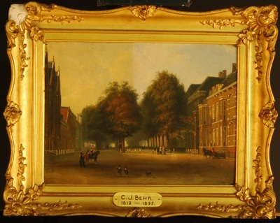 1899-0001-SCH.jpg; 1899-0001-SCH; Het Lange Voorhout.; schilderingen