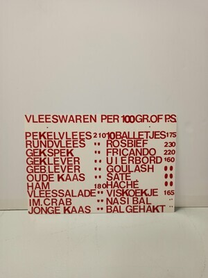 18f0e4b9-71e3-4f34-a917-113b83290422.jpg; 2018-0021-ODI; Assortimentsbord uit de winkel van firma Dopmeijer; reclamematerialen