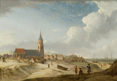 1901-0001-SCH.jpg; 1901-0001-SCH; Het Schuitengat in Scheveningen.; schilderingen