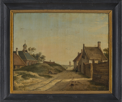 1912-0003-SCH.jpg; 1912-0003-SCH; Gezicht op Ter Heijde vanuit het noorden.; schilderingen