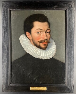 1918-0008-SCH.jpg; 1918-0008-SCH; Portret van Christiaan Huygens de Oudere.; portretten